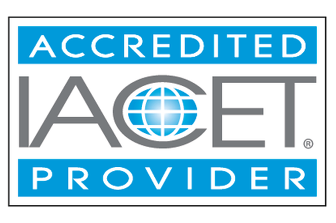 Accredited IACET Provider badge.